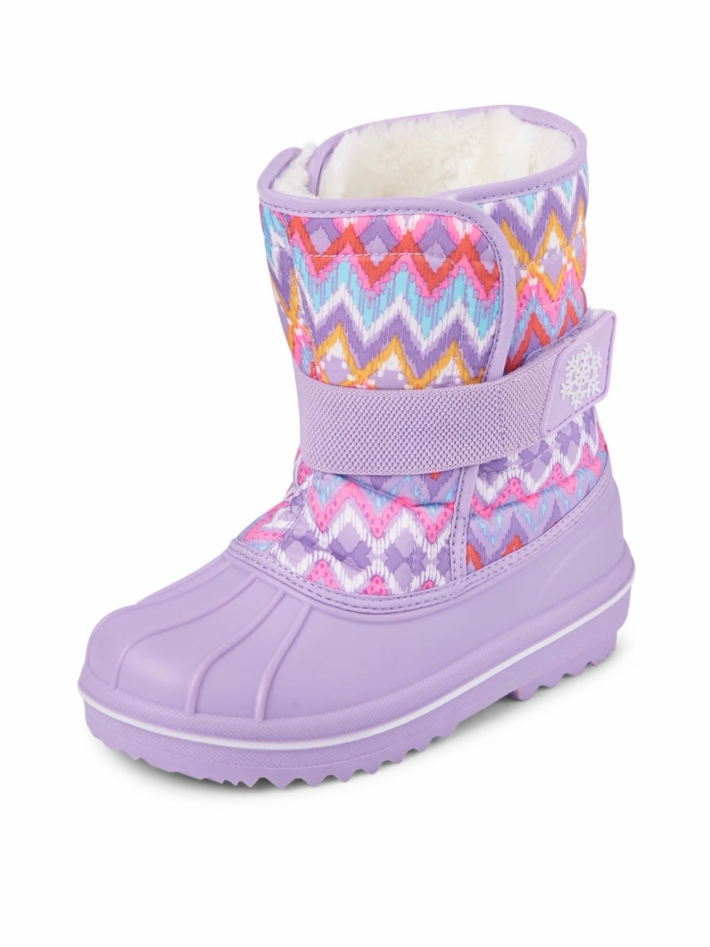 The Children's Place Purple Chevron Girls' Snow Boots
